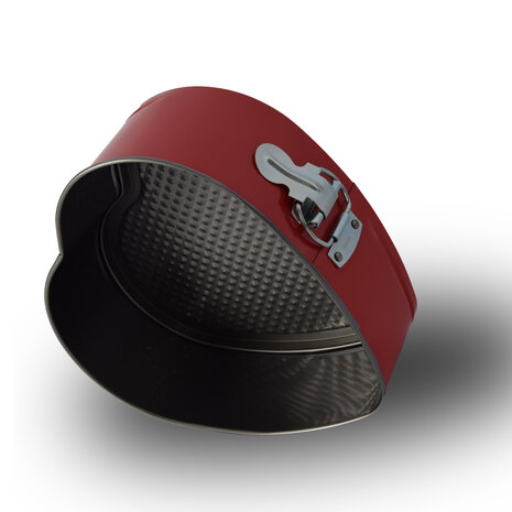 Merkloos Duurzame Rode en Zilveren Bakvorm - Perfect voor Bakken en Braden - 6.50 x 18.50 cm