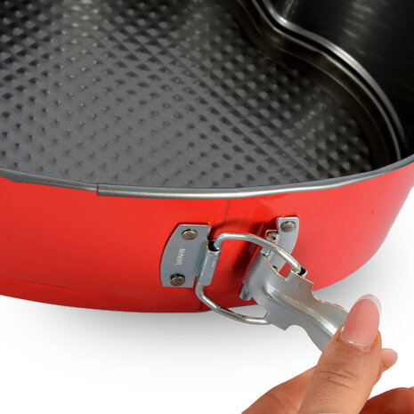 Merkloos Duurzame Rode en Zilveren Bakvorm - Perfect voor Bakken en Braden - 6.50 x 18.50 cm