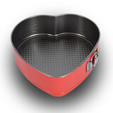 Merkloos Durable Red and Silver Bakvorm - Perfect for Baking and Roasting - 6.50x18.50 cm