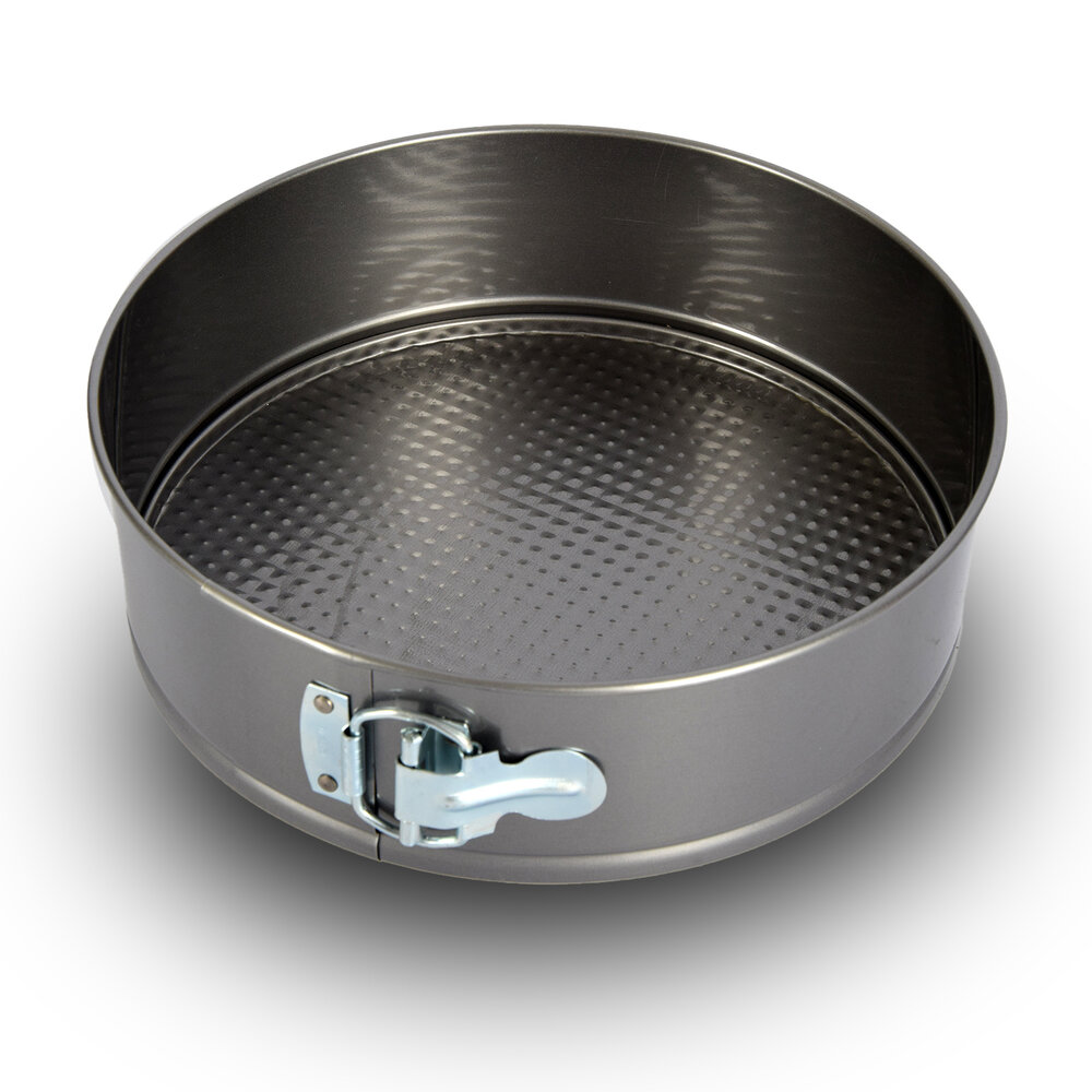 Merkloos Springvorm | Bakvorm | Zilveren & Grijze | Taartvorm | 25cm*8cm*7.5cm | Taartdecoratie | Rond en Metaal