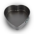 Springform Pan | 22cm*8cm*7.5cm | Metal | Heart shaped | Cake Mold | PFAS Free | Silver & Grey | Baking Mold | Cake Decoration