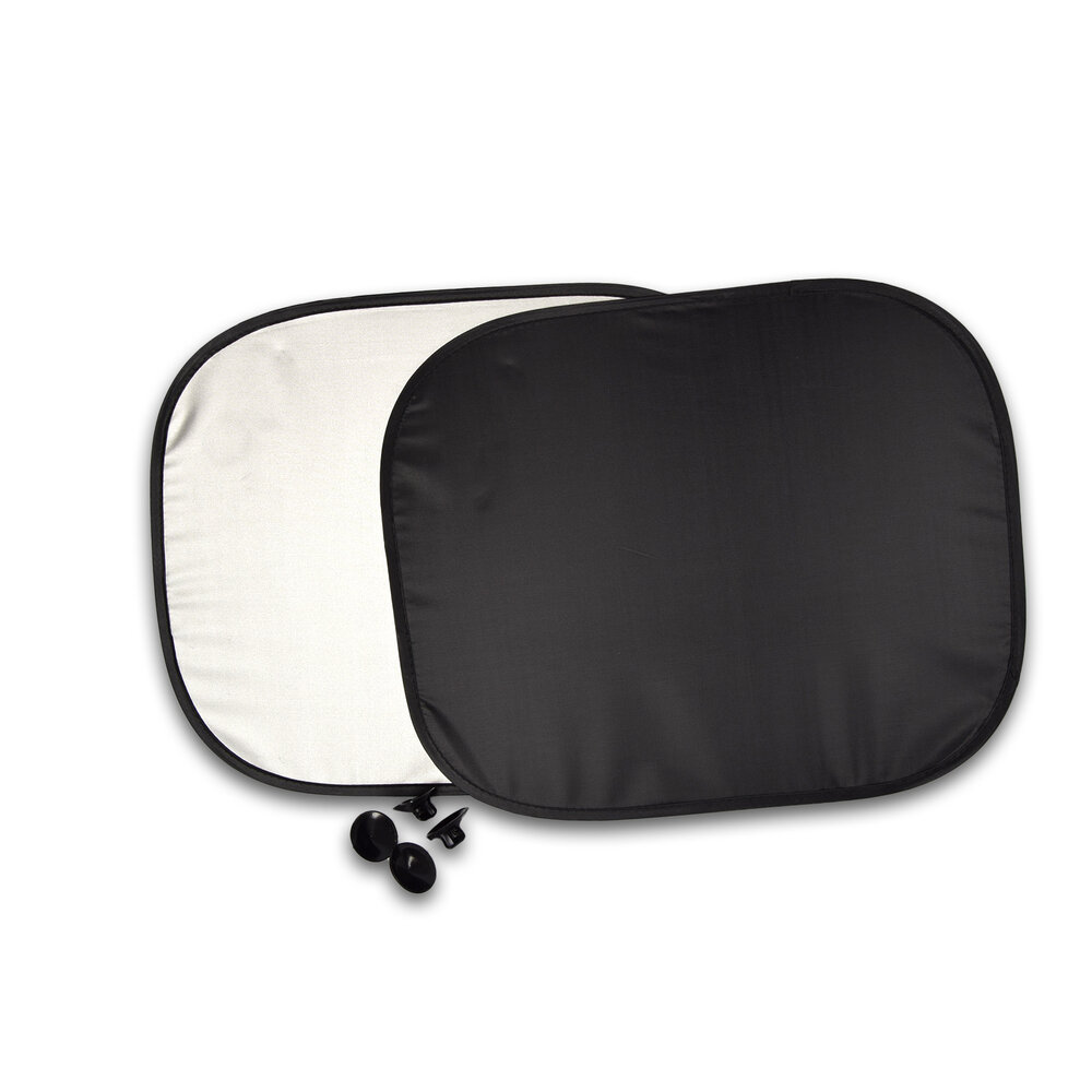 Discountershop Zonneschermen | 44cm x 36cm | Zijruiten | Zwart/Grijs Stof | Zonwering op maat | UV Protectie | Autoaccessoires Discountershop Zonneschermen | 44cm x 36cm | Zijruiten | Zwart/Grijs Stof | Zonwering op maat | UV Protectie | Autoaccessoires