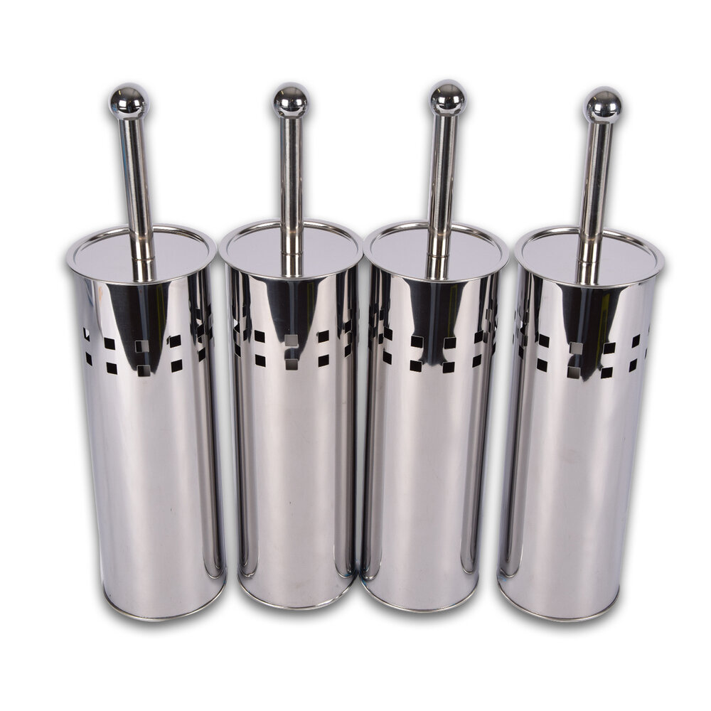 Discountershop Toiletborstel | Set van 4 | WC borstel | 9.5x9.5x38cm | Vrijstaande Houder | Badkameraccessoires | Schoonmaakartikelen Discountershop Toiletborstel | Set van 4 | WC borstel | 9.5x9.5x38cm | Vrijstaande Houder | Badkameraccessoires | Schoonmaakartikelen