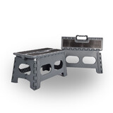 Discountershop Kitchen Stool | Set of 2 | Foldable | Gray | 22cm*38cm | Kitchen Chair | Stool