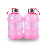 Discountershop Water Bottle | With Handle and Clip Closure | 12cm*24.5cm*24.5cm | Elegant Pink | BPA-Free Discountershop Water Bottle | With Handle and Clip Closure | 12cm*24.5cm*24.5cm | Elegant Pink | BPA-Free
