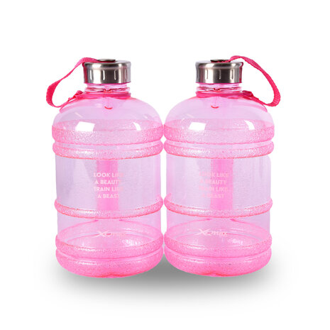 Discountershop Water Bottle | With Handle and Clip Closure | 12cm*24.5cm*24.5cm | Elegant Pink | BPA-Free Discountershop Water Bottle | With Handle and Clip Closure | 12cm*24.5cm*24.5cm | Elegant Pink | BPA-Free