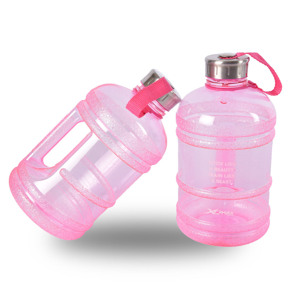 Discountershop Water Bottle | With Handle and Clip Closure | 12cm*24.5cm*24.5cm | Elegant Pink | BPA-Free Discountershop Water Bottle | With Handle and Clip Closure | 12cm*24.5cm*24.5cm | Elegant Pink | BPA-Free