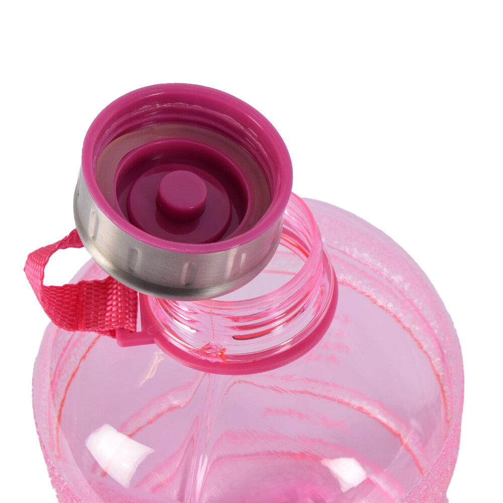 Discountershop Water Bottle | With Handle and Clip Closure | 12cm*24.5cm*24.5cm | Elegant Pink | BPA-Free Discountershop Water Bottle | With Handle and Clip Closure | 12cm*24.5cm*24.5cm | Elegant Pink | BPA-Free