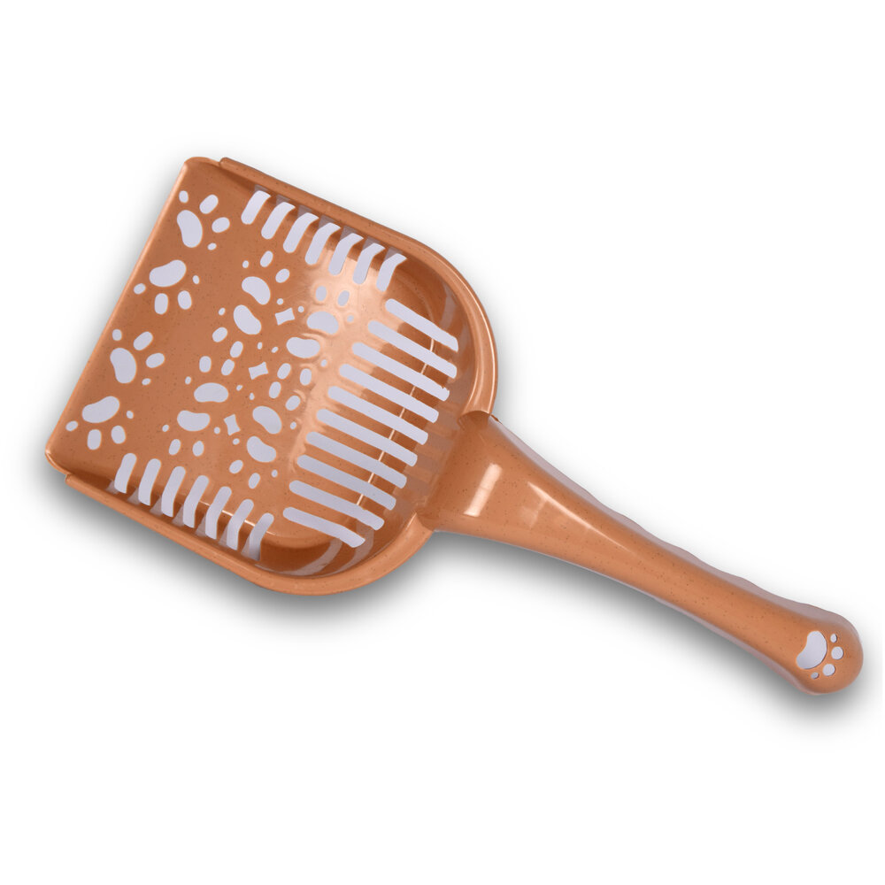 Discountershop Kattenbakschep | 13x28x4cm | Kattenbak | Taupe | kattenschep