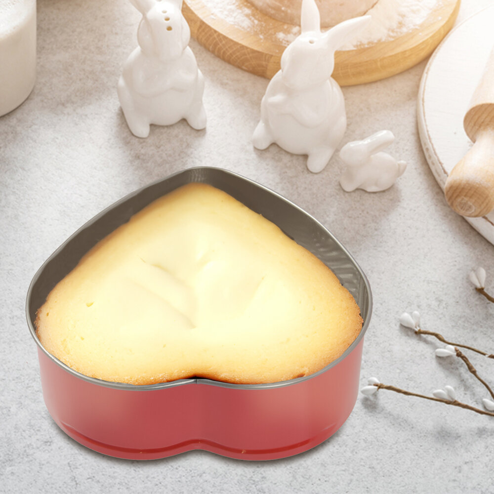 Merkloos Duurzame Rode en Zilveren Bakvorm - Perfect voor Bakken en Braden - 6.50 x 18.50 cm