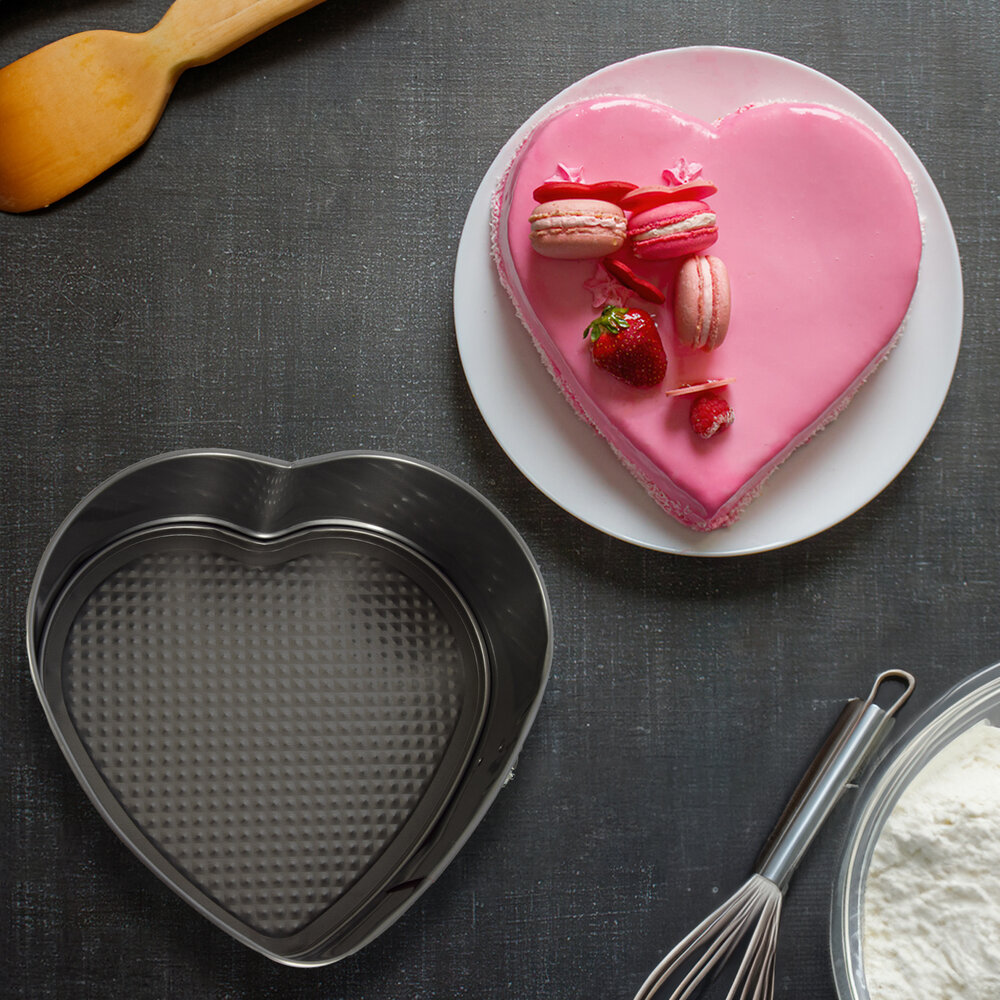 Merkloos Duurzame Rode en Zilveren Bakvorm - Perfect voor Bakken en Braden - 6.50 x 18.50 cm