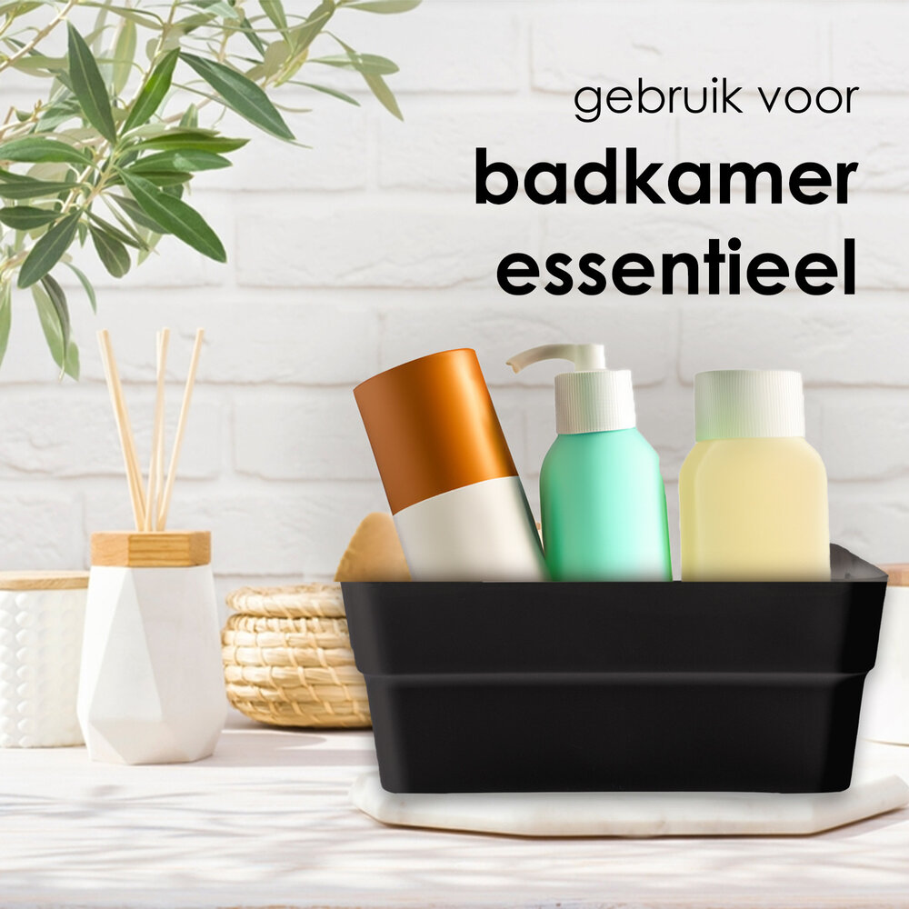 Discountershop Opbergboxen van Gerecycled Plastic - 23.5x14x34cm, Perfect Stapelbaar Discountershop Opbergboxen van Gerecycled Plastic - 23.5x14x34cm, Perfect Stapelbaar