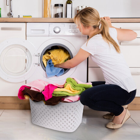 Discountershop Storage basket Storage tray Plastic storage bin with handles 5 liter white storage 22 x 12.9 x 15 cm Rattan Discountershop Storage basket Storage tray Plastic storage bin with handles 5 liter white storage 22 x 12.9 x 15 cm Rattan