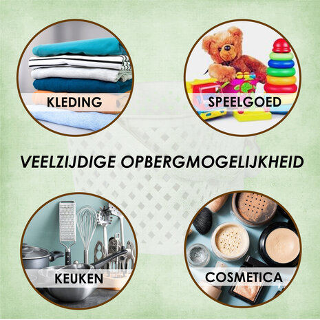 Discountershop Storage basket Storage tray Plastic storage bin with handles 5 liter white storage 22 x 12.9 x 15 cm Rattan Discountershop Storage basket Storage tray Plastic storage bin with handles 5 liter white storage 22 x 12.9 x 15 cm Rattan