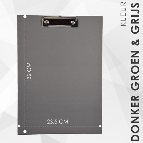 Discountershop Praktisch Kunststof Klembord A4 | Ideaal voor Tekeningen | Lichtgewicht | 23.50x1.60x32 cm Discountershop Praktisch Kunststof Klembord A4 | Ideaal voor Tekeningen | Lichtgewicht | 23.50x1.60x32 cm