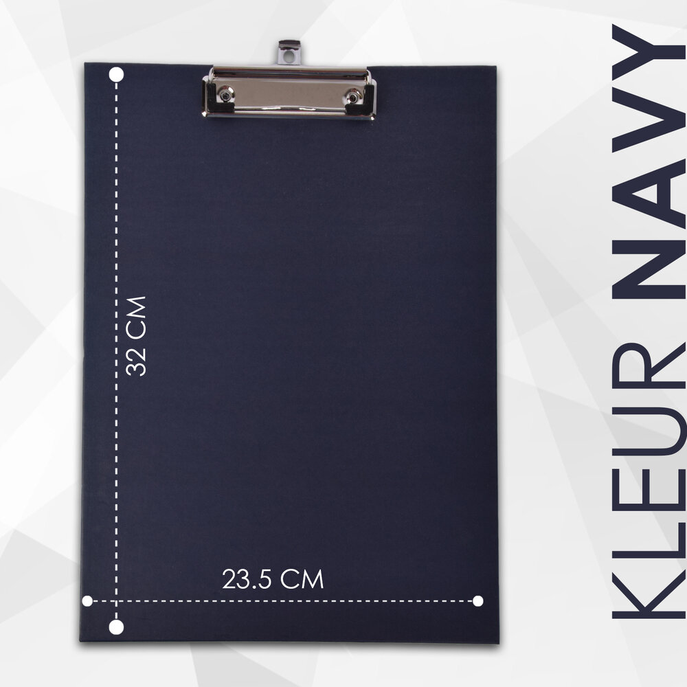 Merkloos Waterproof Clipboard in Navy for Students and Children - 23.5cmx32cm - Useful for Children Merkloos Waterproof Clipboard in Navy for Students and Children - 23.5cmx32cm - Useful for Children