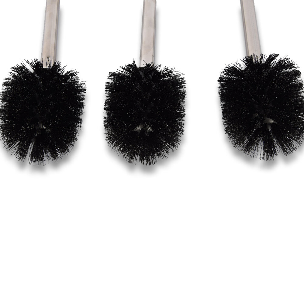 Discountershop WC borstel | Zwart/Zilver | Toiletborstelset | Badkameraccessoires | Luxe 3-delige| RVS/plastic | WC-reiniger | 8.00 X 8.00 X 54.00 CM Discountershop WC borstel | Zwart/Zilver | Toiletborstelset | Badkameraccessoires | Luxe 3-delige| RVS/plastic | WC-reiniger | 8.00 X 8.00 X 54.00 CM