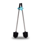Discountershop Stijlvolle WC borstel | Toiletborstel | Zwart |  Schoonmaakartikelen | Set van 2 | Badkameraccessoires | 8,00 x 8,00 x 54,00 cm Discountershop Stijlvolle WC borstel | Toiletborstel | Zwart |  Schoonmaakartikelen | Set van 2 | Badkameraccessoires | 8,00 x 8,00 x 54,00 cm
