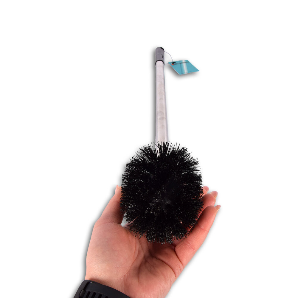Discountershop Toilet brush | Sustainable | Toilet brush | Black | Cleaning supplies | Stainless steel | Toilet brush holder | Toilet cleaner | 8.00 X 8.00 X 55.00 CM Discountershop Toilet brush | Sustainable | Toilet brush | Black | Cleaning supplies | Stainless steel | Toilet brush holder | Toilet cleaner | 8.00 X 8.00 X 55.00 CM