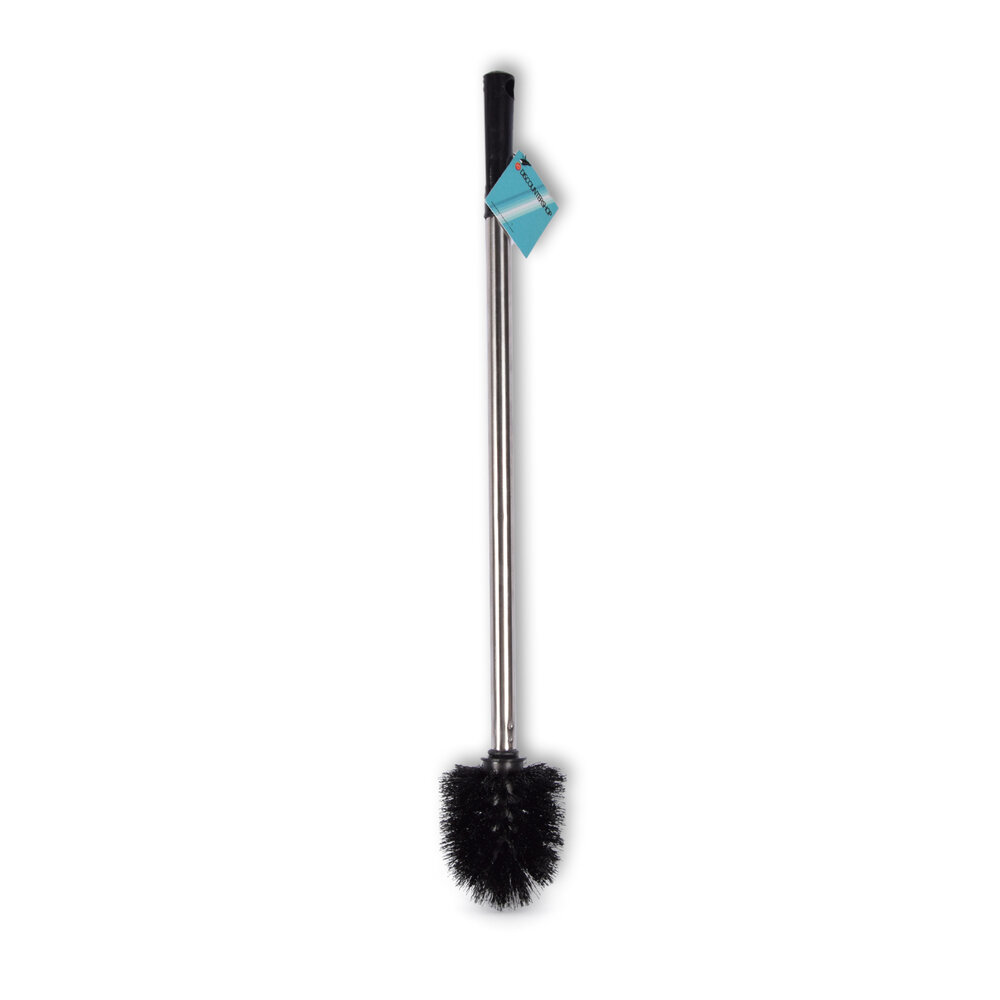 Discountershop Toilet brush | Sustainable | Toilet brush | Black | Cleaning supplies | Stainless steel | Toilet brush holder | Toilet cleaner | 8.00 X 8.00 X 55.00 CM Discountershop Toilet brush | Sustainable | Toilet brush | Black | Cleaning supplies | Stainless steel | Toilet brush holder | Toilet cleaner | 8.00 X 8.00 X 55.00 CM
