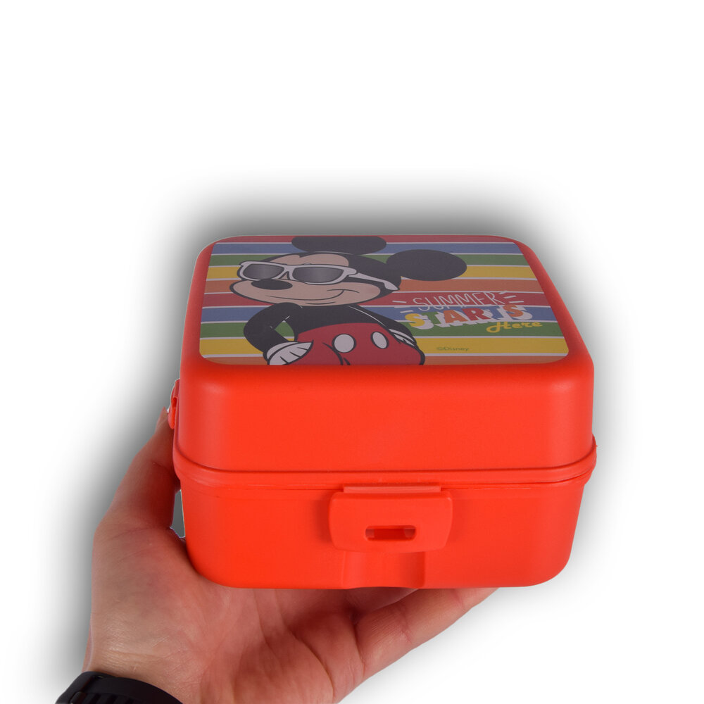 Disney Broodtrommel kind | 14cm*8cm*14cm | Lunchtrommel | Rode | Brooddoos | kunstof | 1.5 liter Disney Broodtrommel kind | 14cm*8cm*14cm | Lunchtrommel | Rode | Brooddoos | kunstof | 1.5 liter