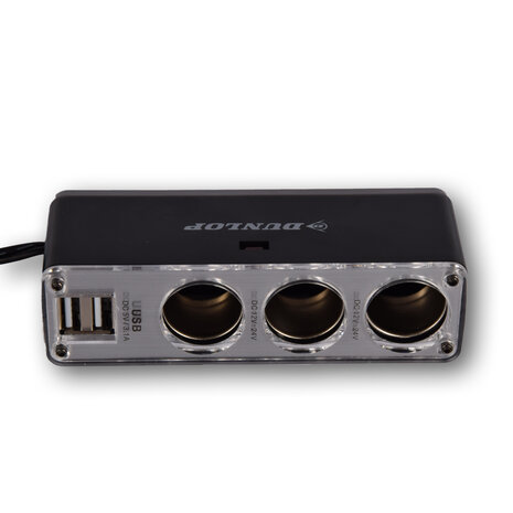Discountershop Autolader | Auto Oplader | 5-in-1 | Zwart | USB Splitter | 3.1A | Dubbele USB Poort | 3 12V Verdeelpunten | 50cm Kabel | Autoaccessoires | 4.5cm*11.5cm*4cm Discountershop Autolader | Auto Oplader | 5-in-1 | Zwart | USB Splitter | 3.1A | Dubbele USB Poort | 3 12V Verdeelpunten | 50cm Kabel | Autoaccessoires | 4.5cm*11.5cm*4cm