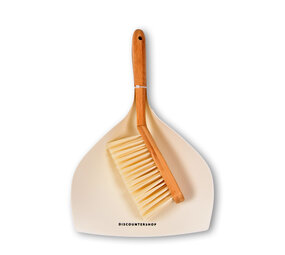 Discountershop Dustpan | Bamboo | 230gm | and Tin Set | Beige | Sweeper | Brush | Dust sweeper | Cleaning agent | With handle | 4cm*35.5cm*31.5cm Discountershop Dustpan | Bamboo | 230gm | and Tin Set | Beige | Sweeper | Brush | Dust sweeper | Cleaning agent | With handle | 4cm*35.5cm*31.5cm