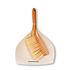 Stoffer | Bamboe | 230 gm | en Blik Set | Beige | Veger | Borstel | Stofveger | Schoonmaakmiddel | Met handgreep  | 4cm*35.5cm*31.5cm