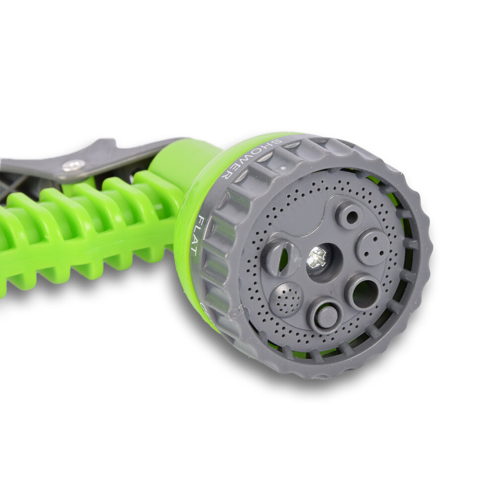 Merkloos Tuinslang | waterslang | Groen | Flexibel | 10-20m | Tuinsproeiers | met 7-functies | Sproeikop | Spuitpistool breedte:5cm | Slang breedte:2.5cm Merkloos Tuinslang | waterslang | Groen | Flexibel | 10-20m | Tuinsproeiers | met 7-functies | Sproeikop | Spuitpistool breedte:5cm | Slang breedte:2.5cm