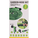 Merkloos Garden hose | water hose | Green | Flexible | 10-20m | Garden sprinklers | with 7 functions | Spray head | Spray gun width:5cm | Hose width:2.5cm Merkloos Garden hose | water hose | Green | Flexible | 10-20m | Garden sprinklers | with 7 functions | Spray head | Spray gun width:5cm | Hose width:2.5cm