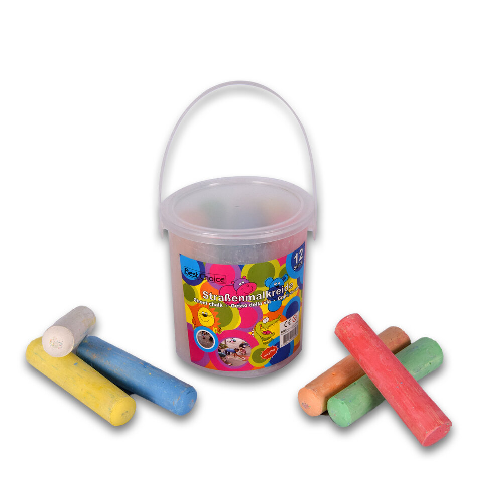 Discountershop Chalk | Blackboard chalk | Color – multiple | 150G | Chalk set | 12 Pieces | toys | hobby items Discountershop Chalk | Blackboard chalk | Color – multiple | 150G | Chalk set | 12 Pieces | toys | hobby items