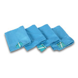 Discountershop Cleaning cloth | Microfiber cloth | cleaning wipes | 100% streak-free | blue | polishing cloth for glass | 42cm*68cm Discountershop Cleaning cloth | Microfiber cloth | cleaning wipes | 100% streak-free | blue | polishing cloth for glass | 42cm*68cm