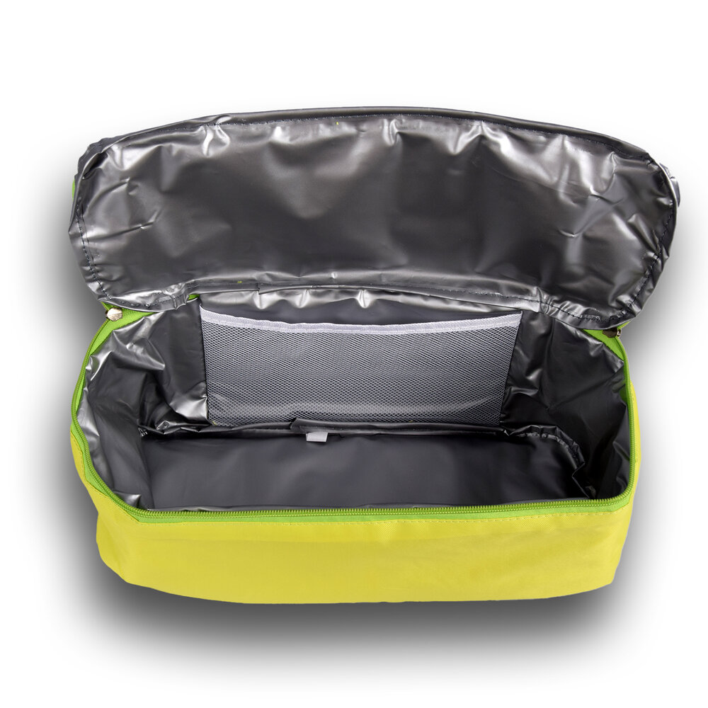 Discountershop Picnic bag | Picnic backpack | green | with zip | Beach bag | picnic basket |20 liters | Picnic set | insulation bag | 30 Liters | with hand greases 50cm