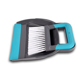 Merkloos Dustpan | Cleaning | Brush | Plastic | Dust sweeper | Gray and Blue | Dust brush | Floor sweeper | 19x21.5cm Merkloos Dustpan | Cleaning | Brush | Plastic | Dust sweeper | Gray and Blue | Dust brush | Floor sweeper | 19x21.5cm