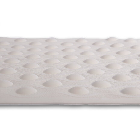 Discountershop Badmat | Antislipmat | Douchemat | Wit | Wasbar | Badkamer Accessoires | Rubber | 37cm*82cm