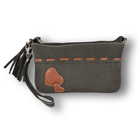 4 East Wallet Women | Leather wallet | Gray & Brown | 13cm*21cm*4cm | Genuine Leather 4 East Wallet Women | Leather wallet | Gray & Brown | 13cm*21cm*4cm | Genuine Leather