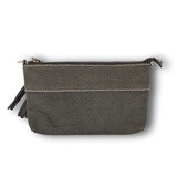 4 East Tasje | Crossbody tas | 13.4cm*21.5cm | Donkergrijs | Echte leer 4 East Tasje | Crossbody tas | 13.4cm*21.5cm | Donkergrijs | Echte leer