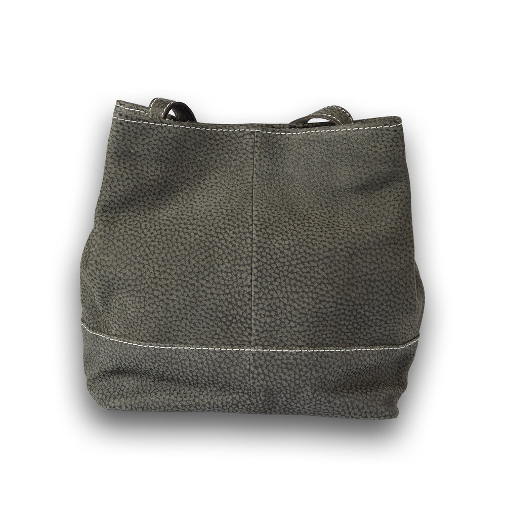 4 East Handbag | Dark gray | 21.5cm*20cm | Leather bag ladies | Real leather 4 East Handbag | Dark gray | 21.5cm*20cm | Leather bag ladies | Real leather