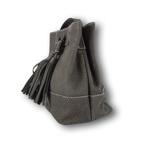 4 East Handbag | Dark gray | 21.5cm*20cm | Leather bag ladies | Real leather 4 East Handbag | Dark gray | 21.5cm*20cm | Leather bag ladies | Real leather