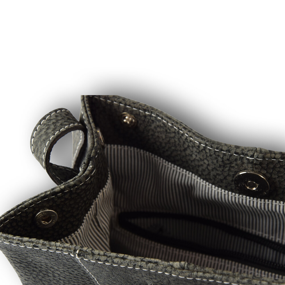 4 East Handbag | Dark gray | 21.5cm*20cm | Leather bag ladies | Real leather 4 East Handbag | Dark gray | 21.5cm*20cm | Leather bag ladies | Real leather