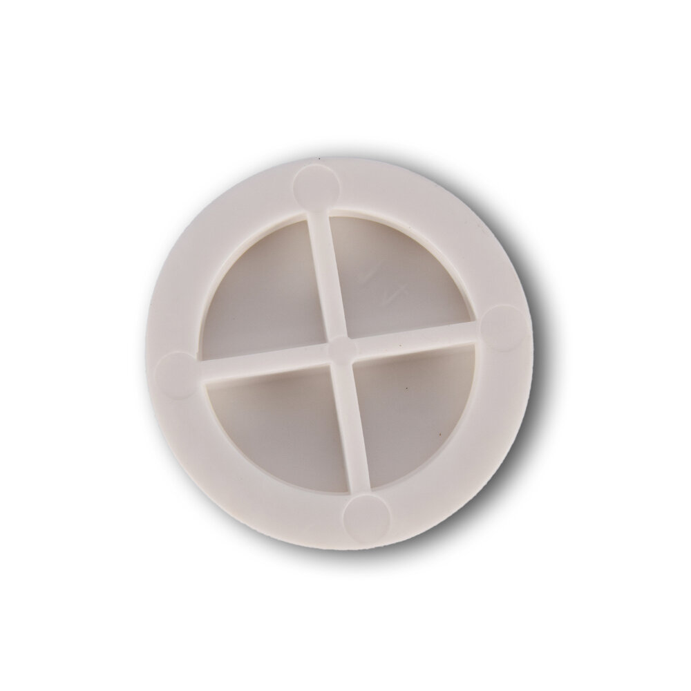 Discountershop Discountershop® Trillingsdempers | 4 Set | Wasmachine trillingsdempers | 165 gram | Wit | kunststof | Antislip | 6.5cm*2cm