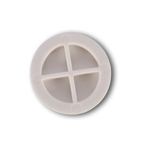 Discountershop Discountershop® Trillingsdempers | 4 Set | Wasmachine trillingsdempers | 165 gram | Wit | kunststof | Antislip | 6.5cm*2cm