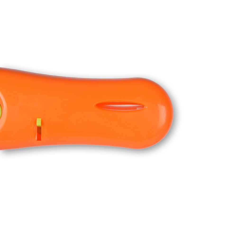 Discountershop Lighter with Child Safety Lock 22 cm for BBQ, Candles, Kitchen and Hospitality Use with Long Neck - Orange