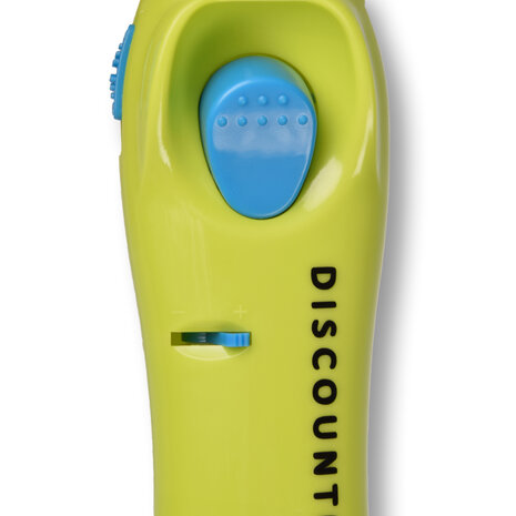 Discountershop Lighter with Child Safety Lock 22 cm for BBQ, Candles, Kitchen and Hospitality Use with Long Neck Green-Blue