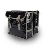 Discountershop Fietstas | Zwart | 32 Liter | Dubbele fietstas | Polyester | Waterdichte fietstas | 34.5cm*35cm