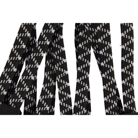 Discountershop 2x Snelbinder Spinbinder Fiets – Verstelbaar Elastiek met Metalen Haken – Zwart 55cm x 3cm – Sterke Bagagebinder voor Fiets, Motor & Scooter Discountershop 2x Snelbinder Spinbinder Fiets – Verstelbaar Elastiek met Metalen Haken – Zwart 55cm x 3cm – Sterke Bagagebinder voor Fiets, Motor & Scooter