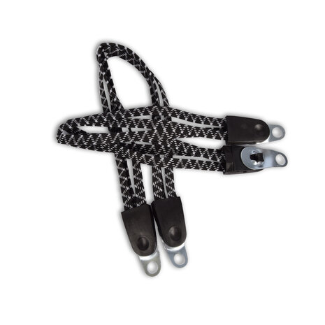 Discountershop 2x Bungee Cord for Bike – Adjustable Elastic with Metal Hooks – Black 55cm x 3cm – Strong Luggage Tie for Bicycle, Motorcycle & Scooter Discountershop 2x Bungee Cord for Bike – Adjustable Elastic with Metal Hooks – Black 55cm x 3cm – Strong Luggage Tie for Bicycle, Motorcycle & Scooter