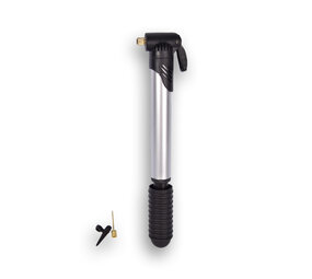 Discountershop Fietspomp | kunststof,metaal | Fietspomp met Drukmeter | zwart,zilver | Bandenpomp | Drukmeter fietspomp | Fietsaccessoire | Met Autoventieladapter | 46cm*5cm Discountershop Fietspomp | kunststof,metaal | Fietspomp met Drukmeter | zwart,zilver | Bandenpomp | Drukmeter fietspomp | Fietsaccessoire | Met Autoventieladapter | 46cm*5cm
