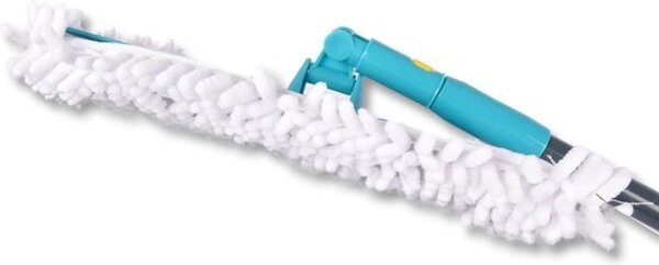 Discountershop High-quality Microfibre Mop Set - White-Blue Floor Cleaner and Floor Wiper for Wood, Laminate, PVC, Carpet and Tiles 150 lengths Discountershop High-quality Microfibre Mop Set - White-Blue Floor Cleaner and Floor Wiper for Wood, Laminate, PVC, Carpet and Tiles 150 lengths