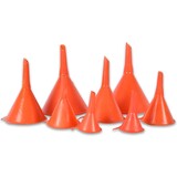 Discountershop Funnel set | Funnels | Orange | 2x set | different sizes | for Kitchen and Household | 92 gm | 2 set of 4 pieces assorted sizes Discountershop Funnel set | Funnels | Orange | 2x set | different sizes | for Kitchen and Household | 92 gm | 2 set of 4 pieces assorted sizes